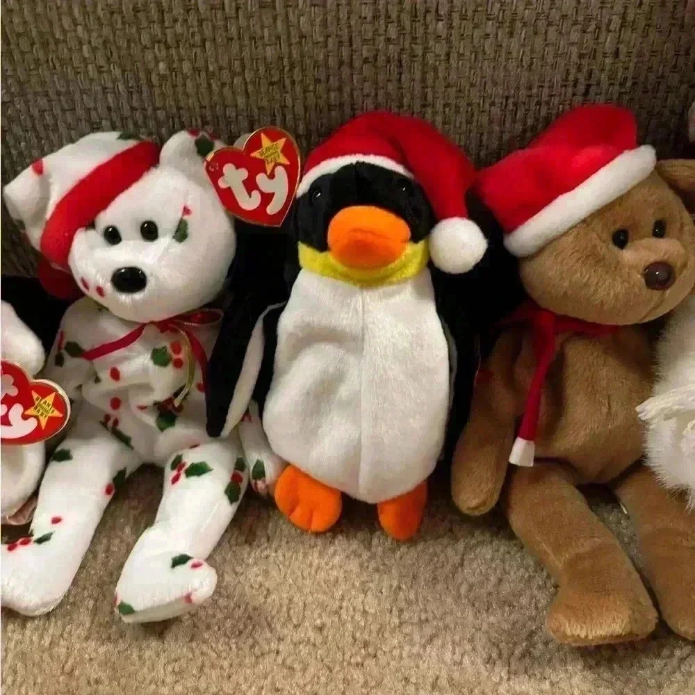 Christmas Beanie Babies Lot Of 5